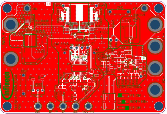 Infineon Technologies TLD5191HB2W_EVAL Evaluation Board